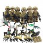 American Delta Force Soldiers Modern War Army Weapons Building Toy