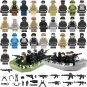 ALL WW2 American British German French Soldiers Speed Boat Lego Miltiary Set Compatible