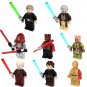 8pcs Palpatine Darth Maul Luke CPO3 Anakin Obi Wan Sith Jedi Warriors Minifigures