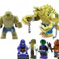 6pcs Custom Crocodile Killer Beast Boy Raven Minotaur Minifigures