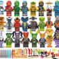 24pcs New All Ninjago Minifigures