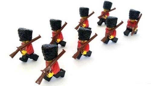 12pcs British Royal Guard The Household Minifigures Fit Lego Royal Household Gurads