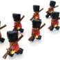 12pcs British Royal Guard The Household Minifigures Fit Lego Royal Household Gurads