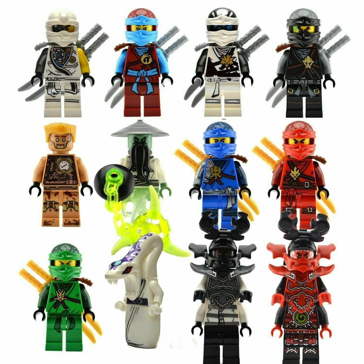 Фигурки ниндзяго. LEGO Ниндзяго минифигурки. LEGO Ninjago Minifigures. LEGO Minifigures Ниндзяго.