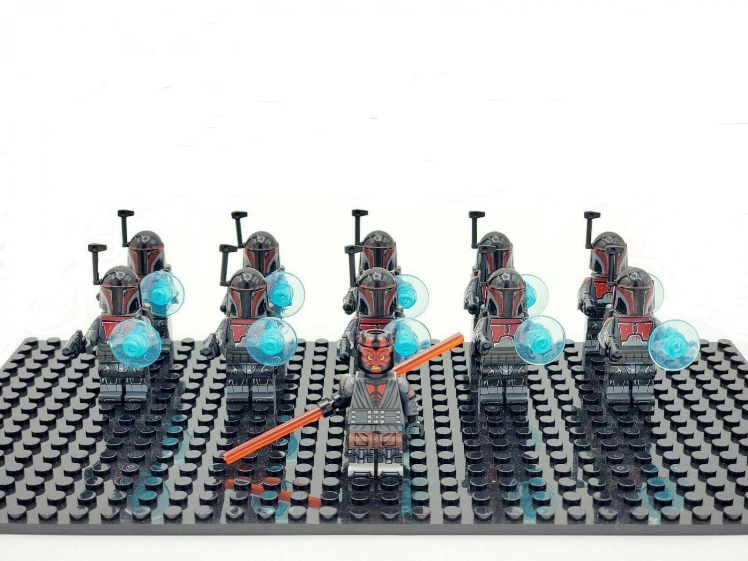 11PCS Star Wars Shadow Mandalorian Darth Maul Minifigures Compatible Lego