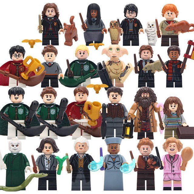 22pcs Cho Cang Harry Potter Queenie Newt Jacob Minifigures Fit Lego Fantastic Beasts Minifigure
