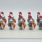 10pcs Roman Empire Medieval Lions Knights Army Compatible Lego