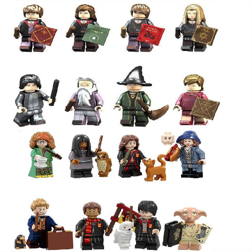 16pcs Harry Potter Dumbledore Snape McGonagall Hermione Minifigures 2021