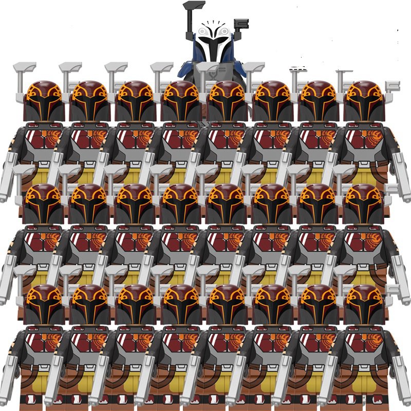25pcs Star Wars Rebles Bo Katan Sabine Wren Minifigures Compatible Lego Sabine Wren