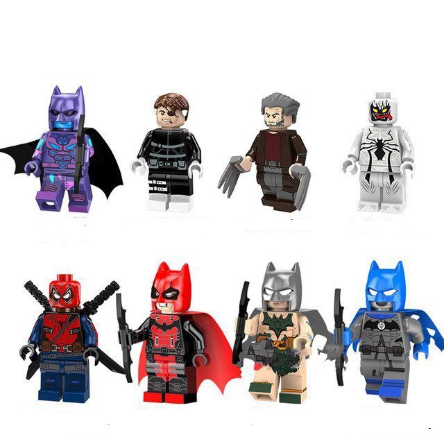 8pcs Batman Superhero Minifigures