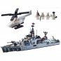 Navy Battleship Mighty Missile Modern War Sets Building Toys
