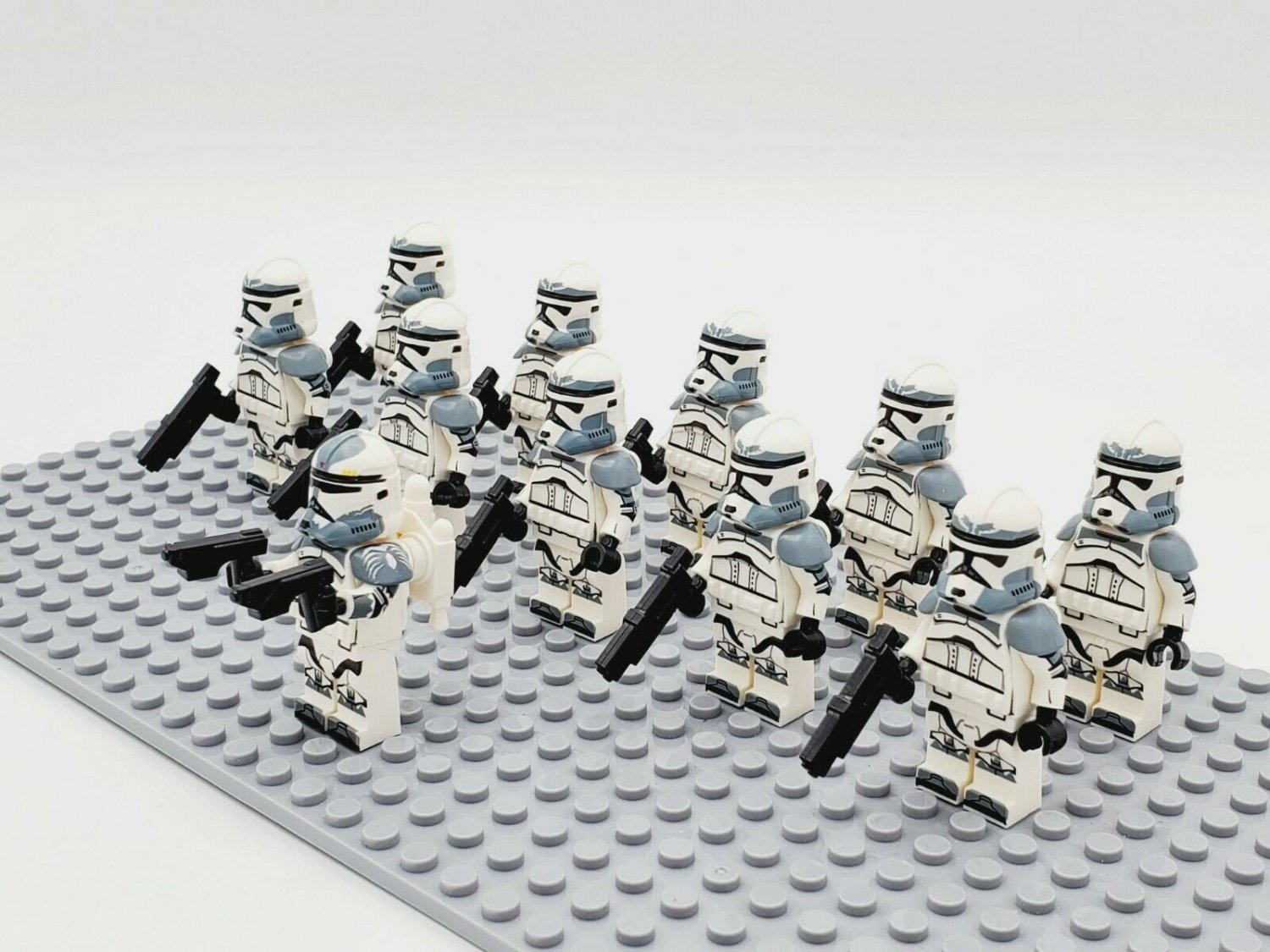 11pcs Star Wars Commander Wolffe Wolfpack Minifigures