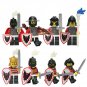 8pcs Medieval Bat Knights Army Compatible Lego Knights