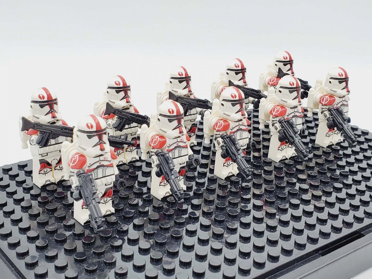 10pcs Star Wars 91st Clone Trooper Minifigures Compatible Lego