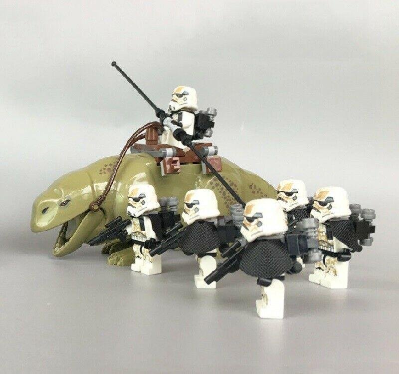 Star Wars Dewback Sandtrooper Desert Stormtrooper Minifigures Compatible Lego