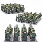 24pcs American Army Camouflage Soldiers Minifigures Compatible Lego