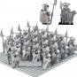21pcs Lord of the Rings Nordor Elf Soldiers Silver Comaptible Lego Nordor