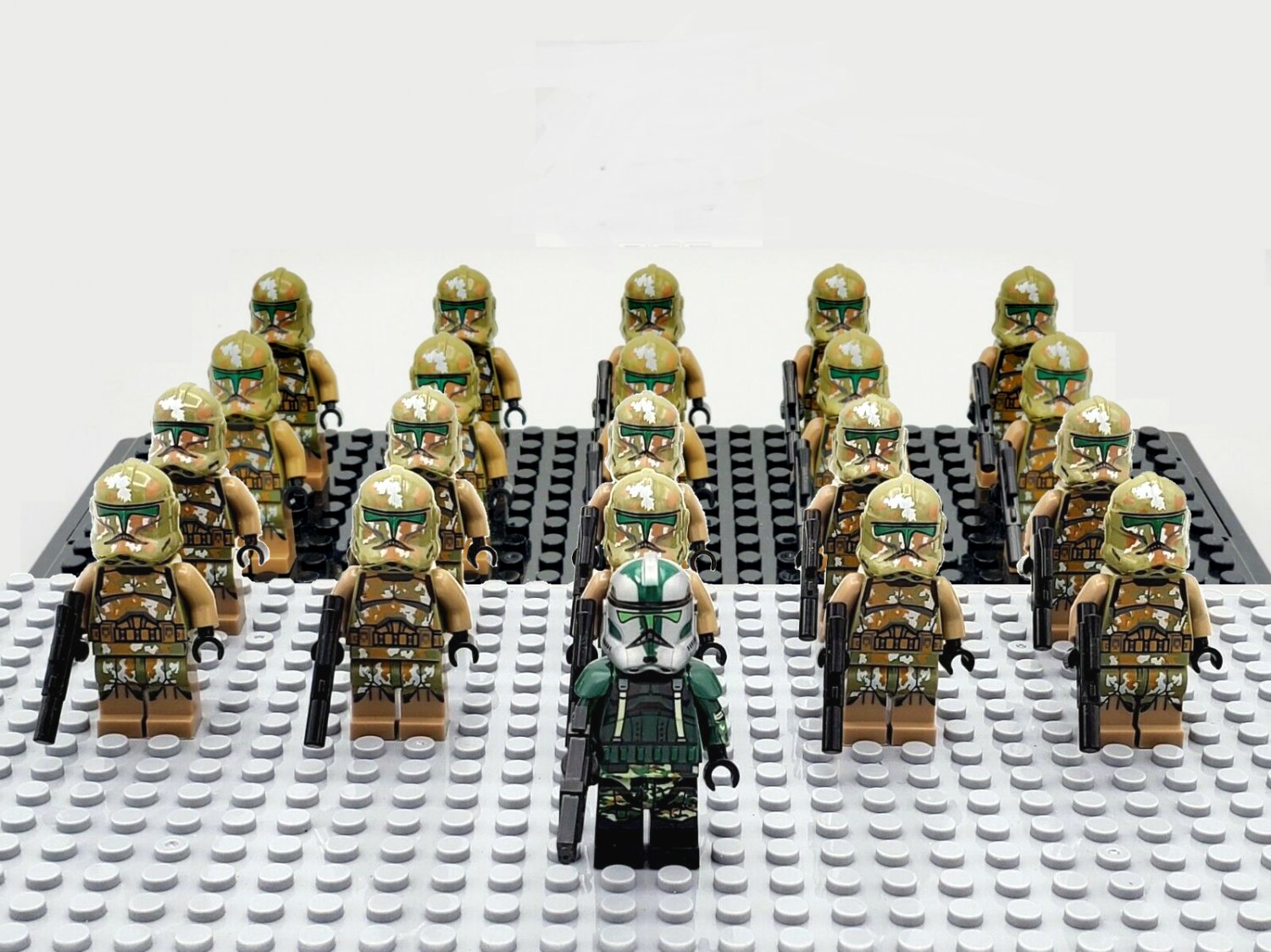 21pcs Star Wars Commander Gree 41st Kashyyyk Clone Troopers Minifigures