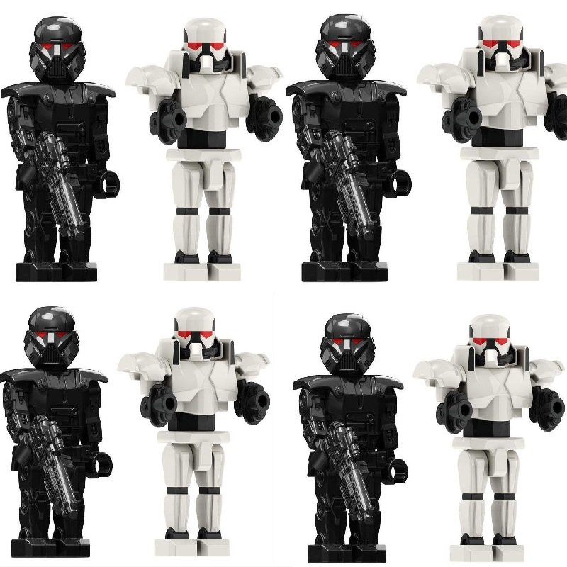 8pcs Star Wars Dark Trooper Minifigures