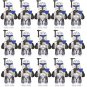 15pcs Star Wars Clone Trooper Captain Rex Minifigures