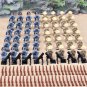 48pcs WW2 British Soldiers VS Italian Soldiers Building Weapons