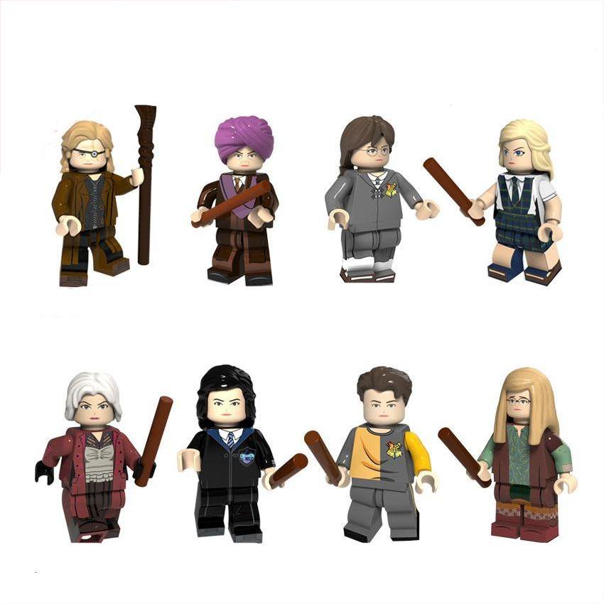 8pcs Harry Potter Moaning Myrtle Nymphadora Tonks Sybill Patricia Trelawney Minifigures