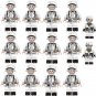 14pcs WW2 German Army Soldiers Winter Armor Building Toys