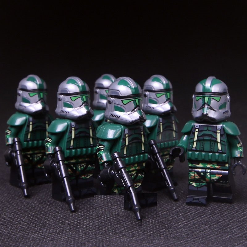 6pcs Star Wars Commander Gree Minifigures