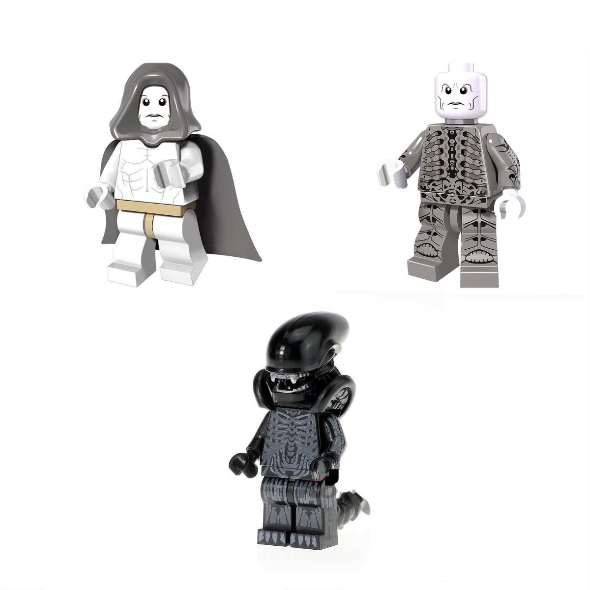 3pcs Prometheus Alien Minifigures
