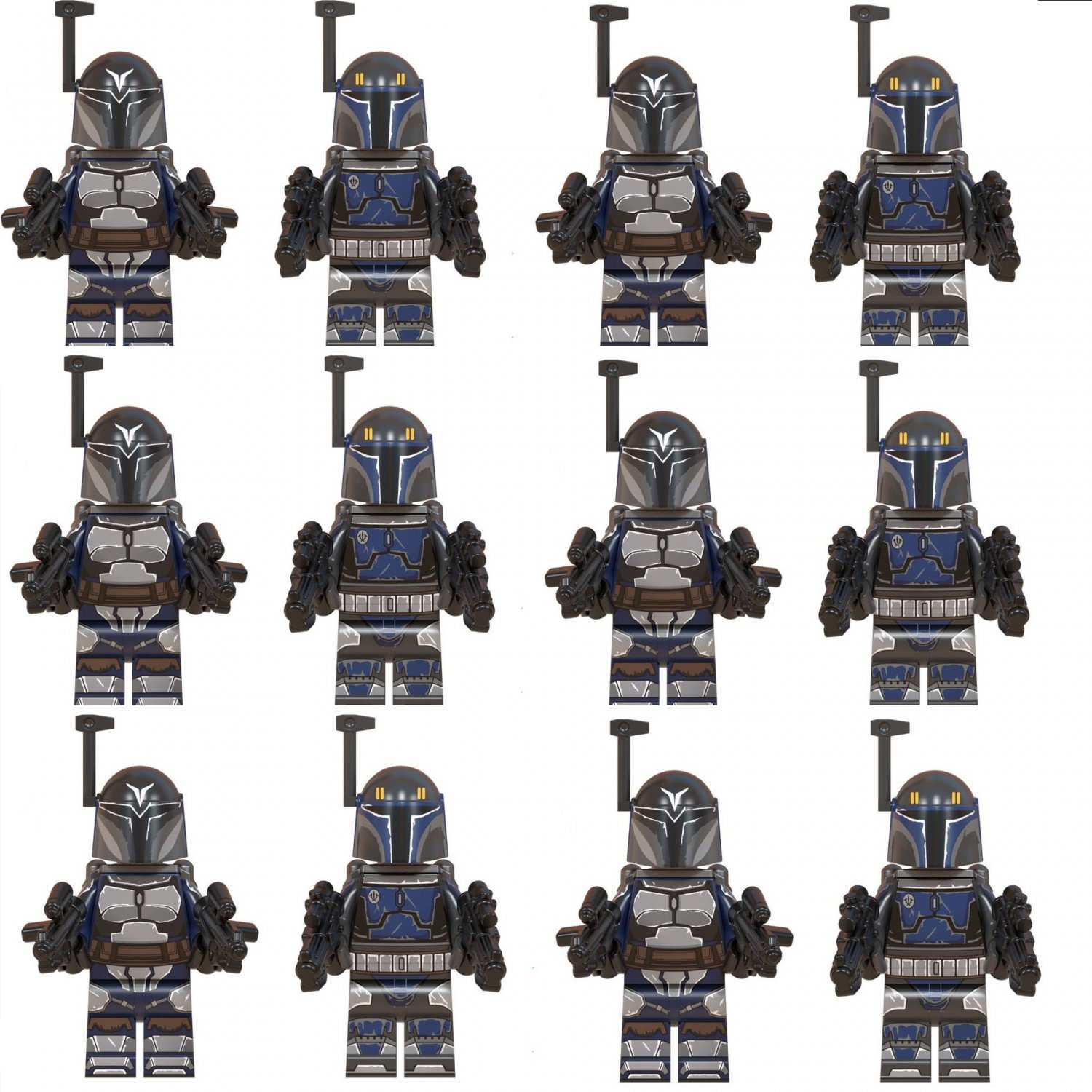 12pcs Star Wars Death Watch Minifigures Compatible Lego