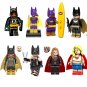 8pcs Batgirl Supergirl Minifigures