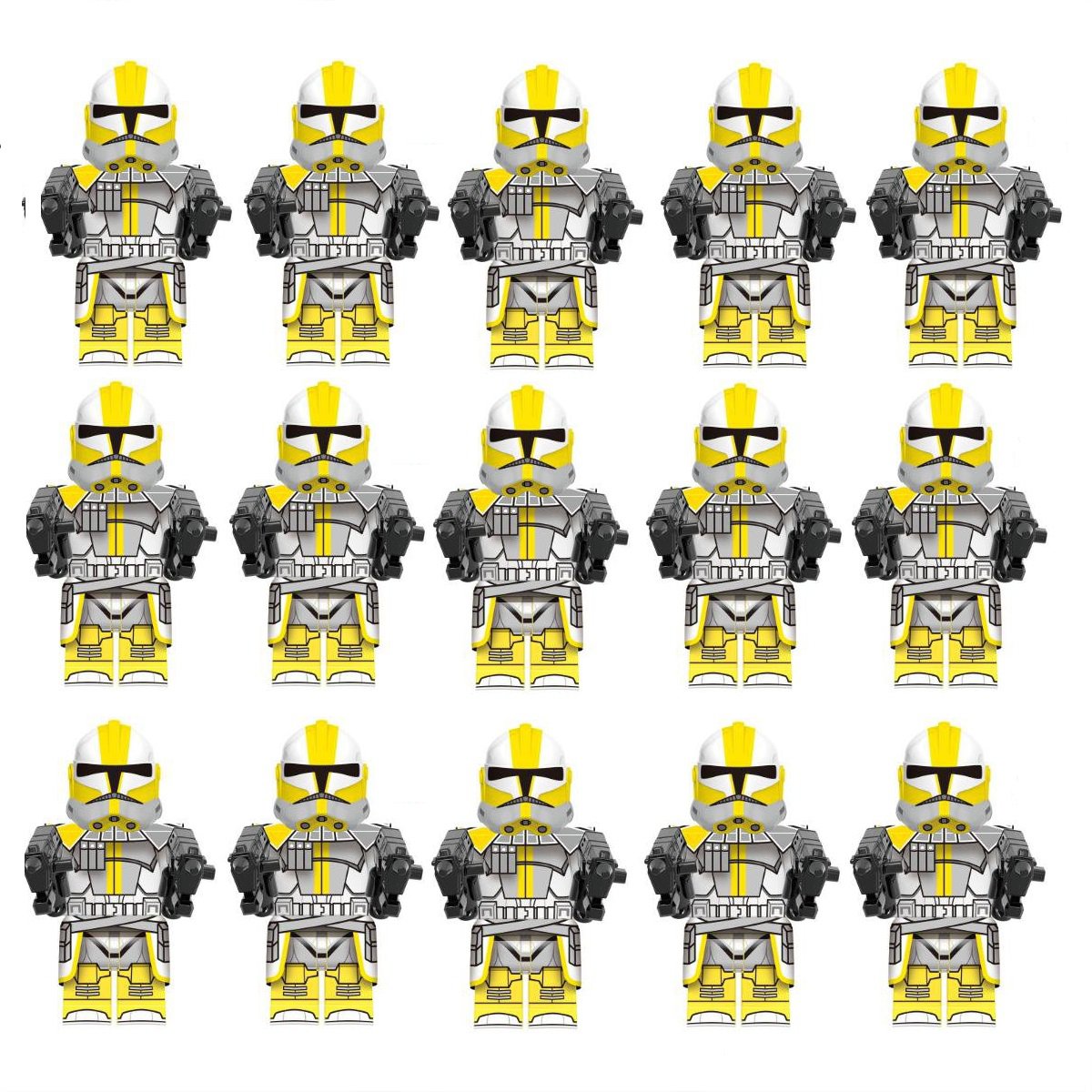15pcs ARC Commander Blitz Minifigures