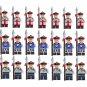21pcs Qing Emperor Pu Yi Army Soldiers