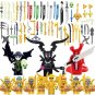 Ninjago Skull Sorcerer Omega Fangtom Gold Kai Jay Zane Cole Iloyd Minifigures