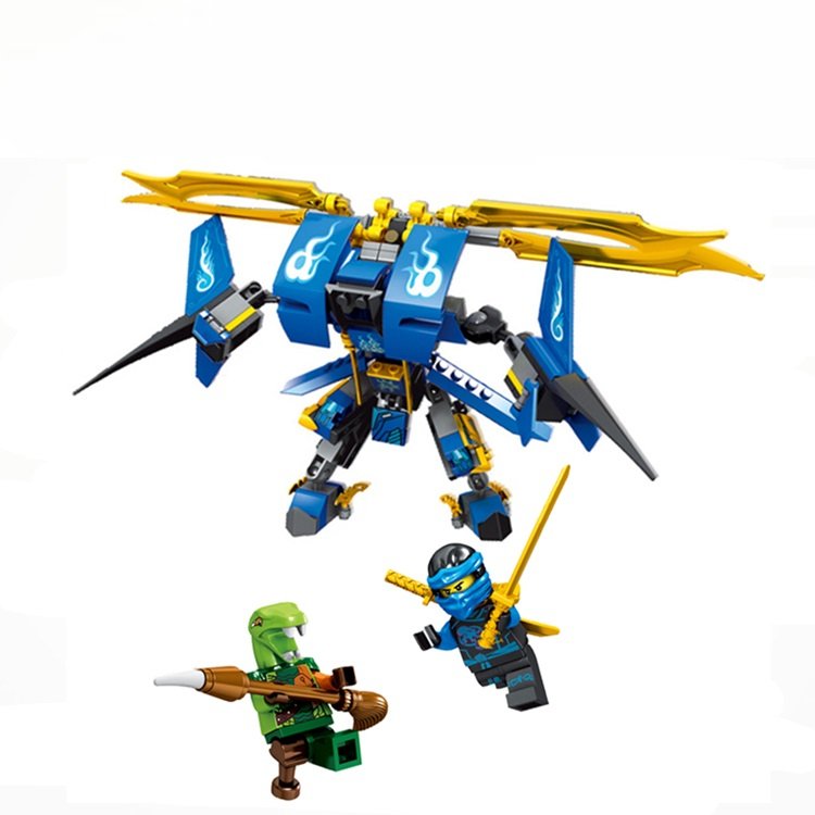 Custom Jay Electro Sword Mech Building Toys
