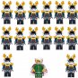 15pcs Ninjago Harumi Samurai X Minifigures