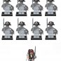 9pcs Ghost Zombie Captain Jack Sparrow Minifigures
