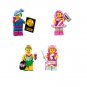 4pcs Hula Lula DJ Lucy Candy Rapper Kitty Pop Star Minifigures