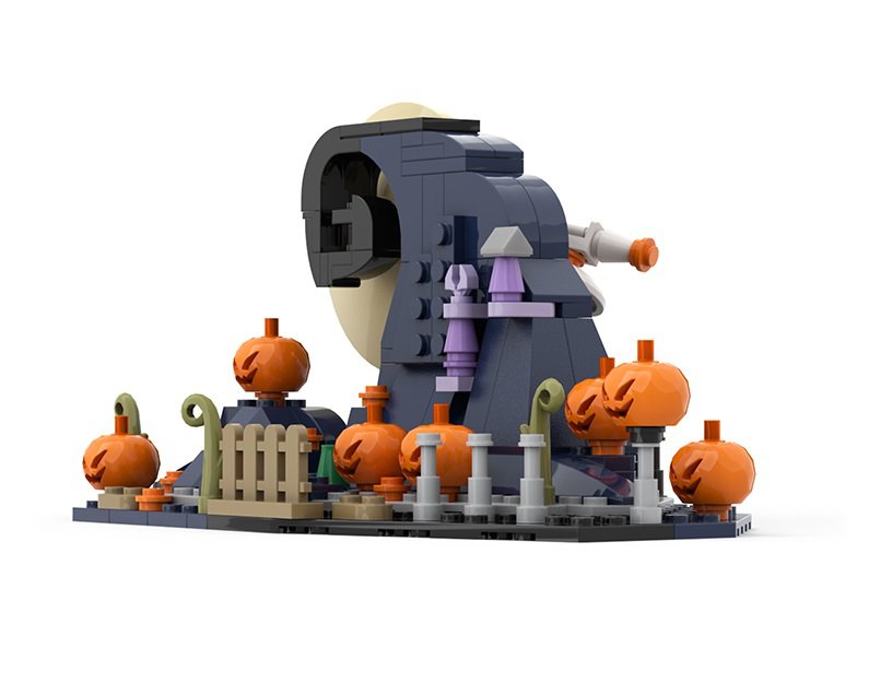 The Nightmare Before Christmas Pumpkin Building Toys