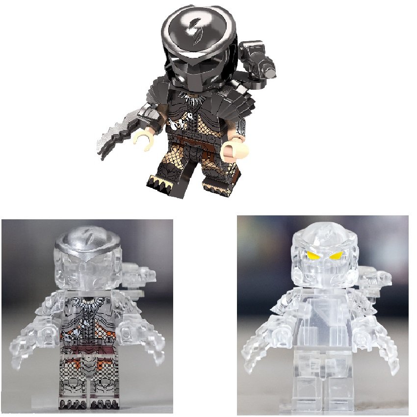 3pcs Predator Minifigures