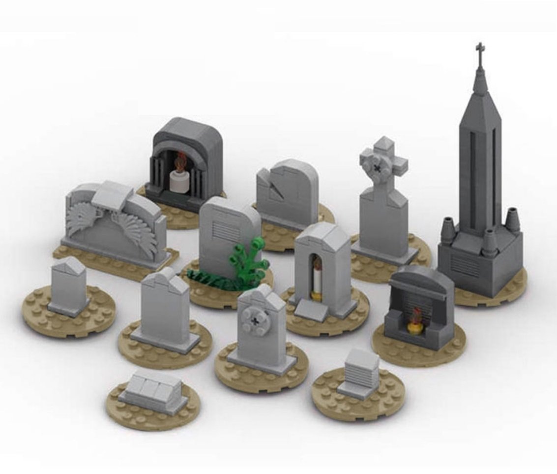 Custom Gravestone Building Toys