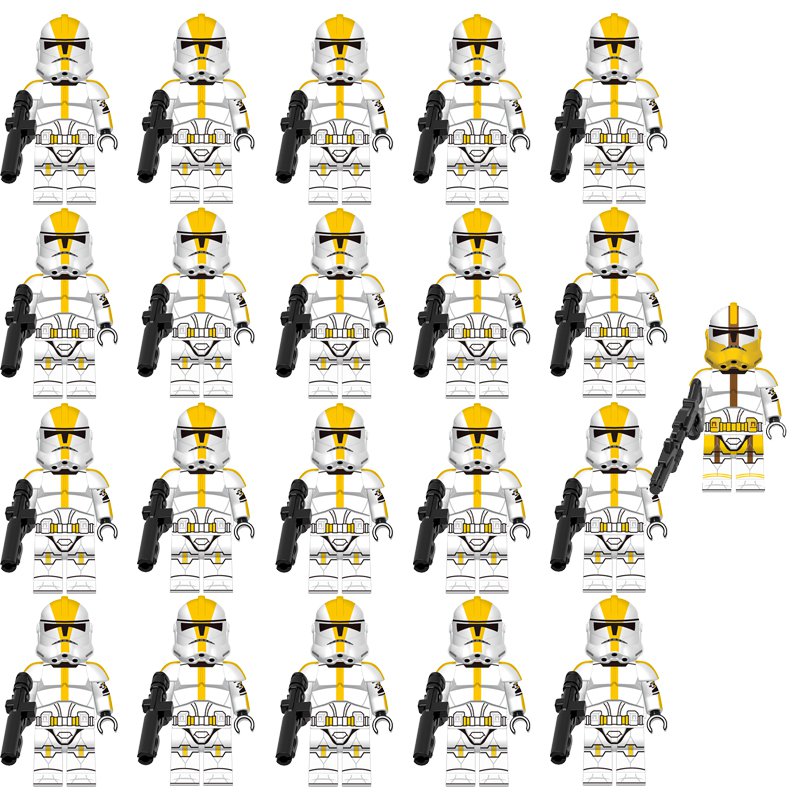 21pcs Star Wars 327th Clone Trooper Minifigures