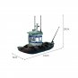 Custom Old Man Sea Fishing Boat Building TOys