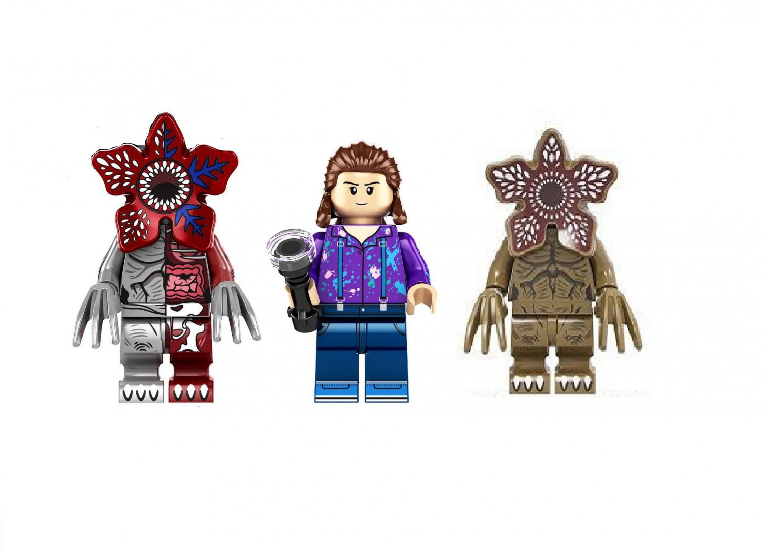 3pcs Stranger Things Demogorgon Eleven Minifigures