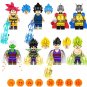8pcs Son Goku Vegeta Gamma Piccolo Broli Son Gohan Minifigures