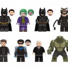 8pcs Batman Catwoman Joker Nightwing Alfred Ras al Ghul Killer Croc Minifigures 8pcs Batman Catwoman Joker Nightwing Alfred Ras al Ghul Killer Croc Minifigures