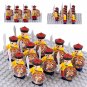 10pcs Qing Dynasty Emperor Royal Guards wih Dragon Head Shield