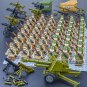 48pcs WW2 American Soldiers vs Soviet Soldiers Cannon Weapons Box