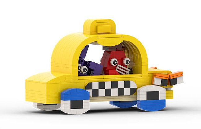 Creator Strange Letter Cab Building Toys