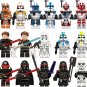 16pcs Star Wars Minifigures Clone Trooper
